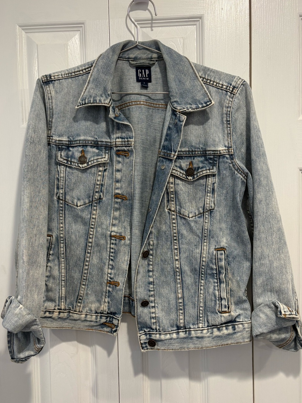 GAP Light Wash Denim Jacket - Light Blue Jean Jacket